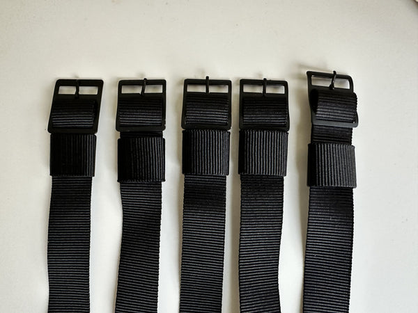 Clearance Bundle of 5 x 18mm US Pattern NATO Military Watch Straps as Pictured Greatly Reduced