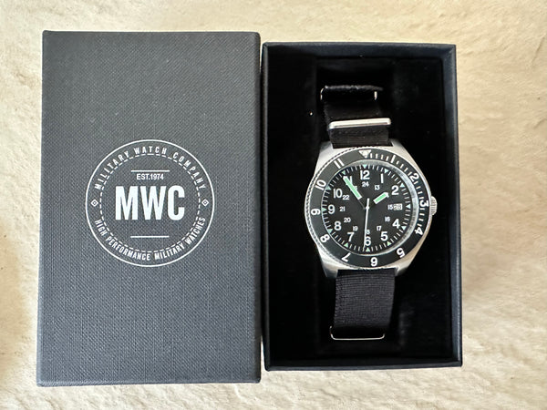 MWC 300m Water Resistant Stainless Steel Tritium GTLS Navigator Watch (Automatic) - Second Hand But Excellent Condition