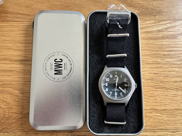 MWC G10 300m / 1000ft Water resistant Limited Edition Military Watch in Titanium Case with Sapphire Crystal on NATO Strap - Running Fine