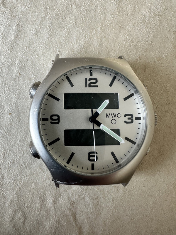 2012 MWC G10 EVO Dual Time Military Chronograph (white dial) - Not Running but Probably Just Needs Battery Replacement