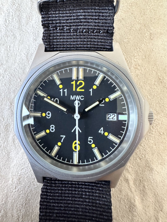MWC G10SL MKV Military Watch with GTLS Tritium Light Sources - Very Rare 2006 Model - Looks New
