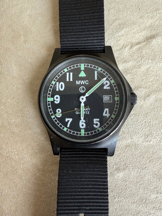 MWC G10 LM Stainless Steel Military Watch - Running fine but minute hand off