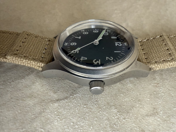 A-11 1940s WWII Pattern Military Watch (Automatic) with Sapphire Crystal: Not Running But Excellent Condition