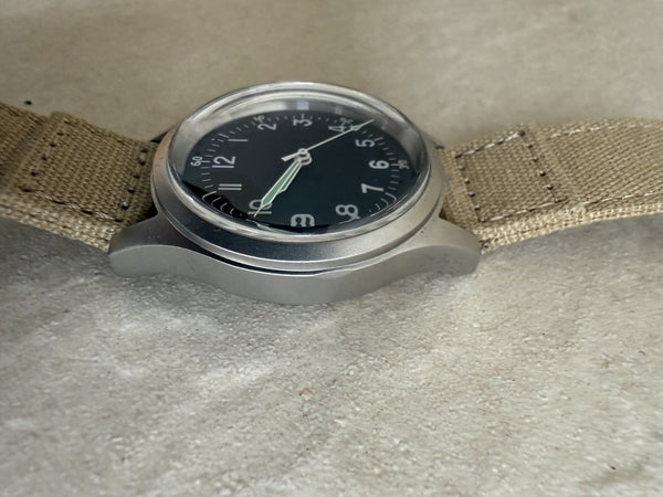 A-11 1940s WWII Pattern Military Watch (Automatic) with Sapphire Crystal: Not Running But Excellent Condition