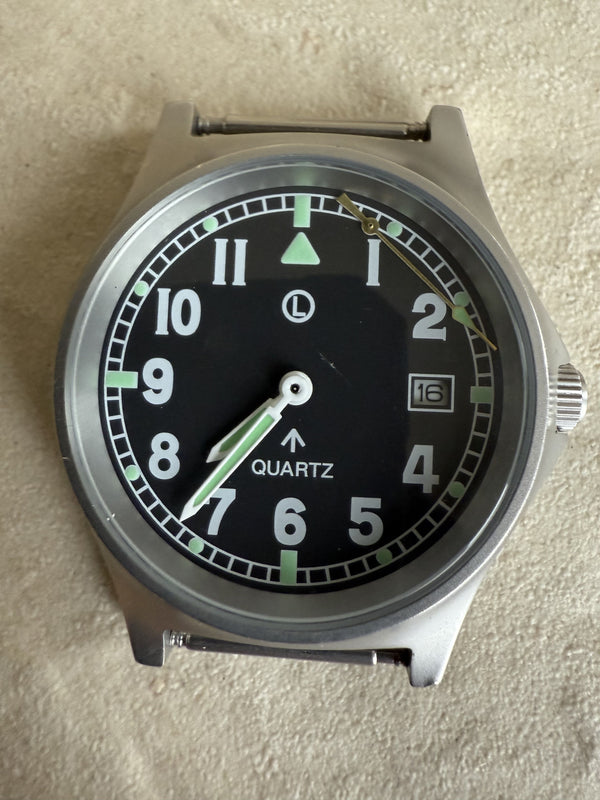 MWC G10 LM Stainless Steel Military Watch (Grey Strap) - Running but Second Hand Needs Resetting