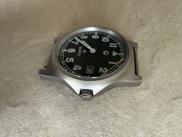 MWC G10 LM Stainless Steel Military Watch (Grey Strap) - Running but Second Hand Needs Resetting