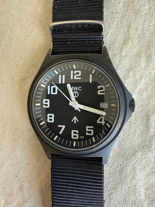 2016 MWC - G10SL MKVI 300m Water Resistant PVD Military Watch with GTLS Tritium Light Sources and Sapphire Crystal - Running Fine