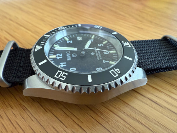 MWC 24 Jewel 300m Automatic Military Divers Watch with Tritium GTLS Illumination and Sapphire Crystal - Ex Demonstration Watch from the Fort Lauderdale Boat Show 2024