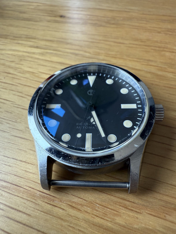MWC Classic 1950s/1960s Pattern 25 Jewel Automatic Military Watch with 200m Water Resistance, Retro Luminous Paint, Sapphire Crystal - Needs Attention