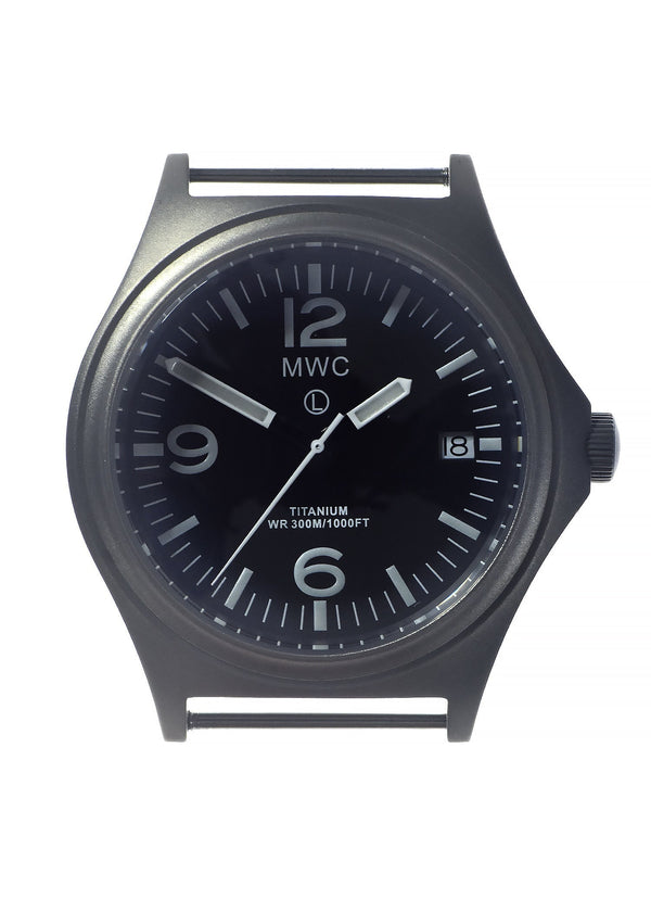 MWC Titanium Military Watch, 300m Water Resistant, Sapphire Crystal and 10 Year Battery Life - UK NATO NSN Number: 6645-99-847-7565 - Ex Display Watch from the SPIE Security + Defence Show Reduced