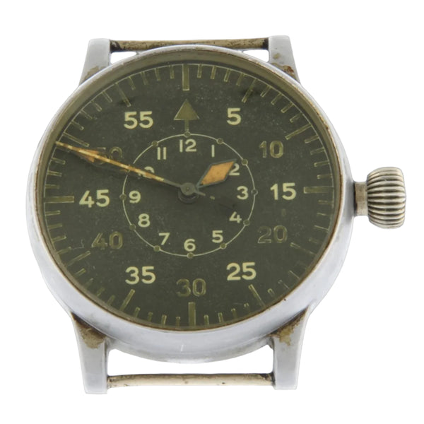 MWC Classic 46mm Limited Edition Bronze XL Luftwaffe Pattern Military Aviators Watch (Retro Dial Version) - Rotor Needs Resetting but Watch Runs Fine