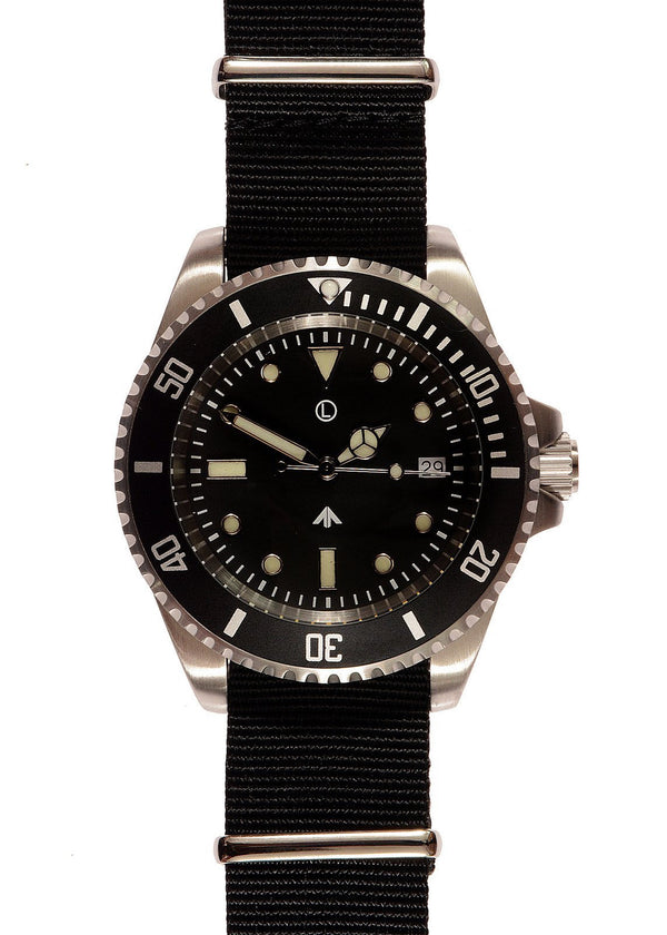 MWC 300m / 1000ft Stainless Steel Quartz Military Divers Watch (Unbranded) Ex Display Watch from a Trade Show