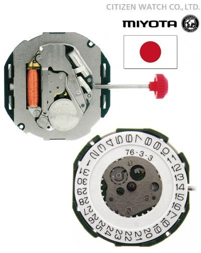Miyota/Citizen 2115 Quartz Movement (With Date)