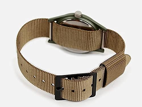 MWC Classic 1960s/70s Pattern Olive Vietnam Watch on Matching Khaki Webbing Strap