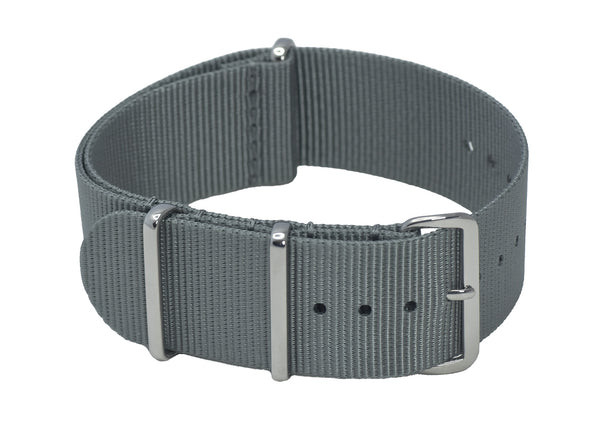 24mm Admiralty Grey NATO Military Watch Strap