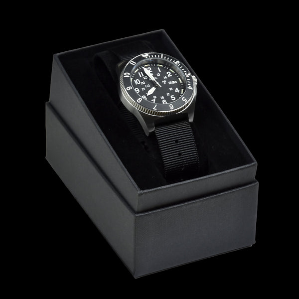 MWC 300m Water Resistant Stainless Steel Tritium GTLS Navigator Watch (Automatic) - Ex Display Watch Reduced