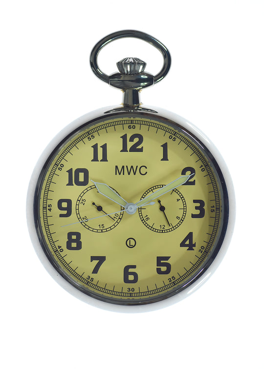 General Service Military Pocket Watch (Hybrid Movement with Cream Dial)
