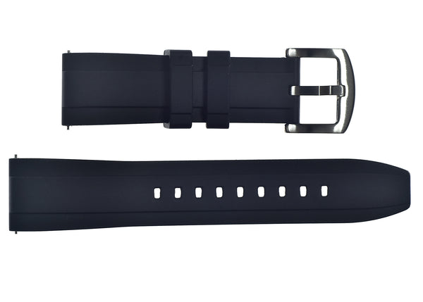 22mm FKM (Patterned) Rubber Strap with Quick Release Feature for Fast and Easy Fitting and Removal