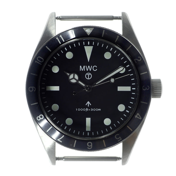 MWC Classic 1960s Pattern Divers Watch with Luminova Luminous Paint and a Hybrid Mechanical/Quartz Movement - Needs Attention as Described Below.