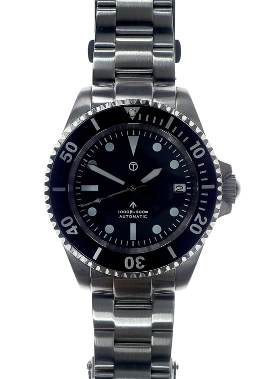 MWC 24 Jewel 1982 Pattern 300m Automatic Military Divers Watch with Sapphire Crystal on a Stainless Steel Bracelet