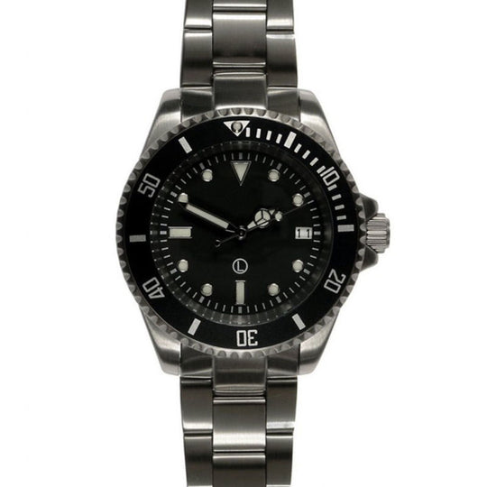 MWC 24 Jewel 300m Stainless Steel Automatic Divers watch on a Matching Bracelet - Brand New Surplus Watch Reduced