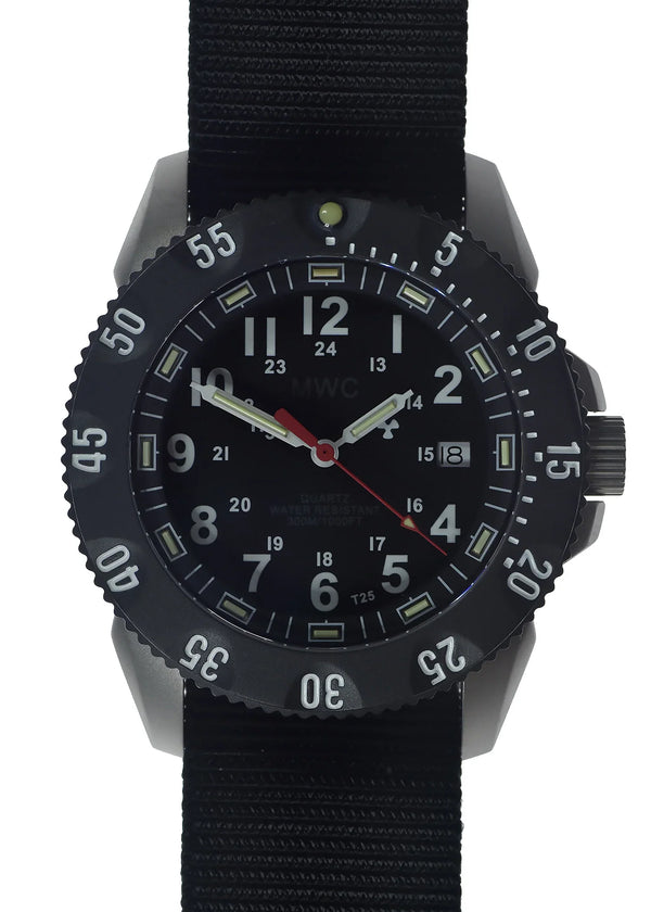 MWC P656 2023 Model Titanium Tactical Series Watch with GTLS Tritium and Ten Year Battery Life- Brand New Ex Display Watch from the 2023 Defence & Security Equipment International (DSEI) London - Save 50% off the Normal Price!