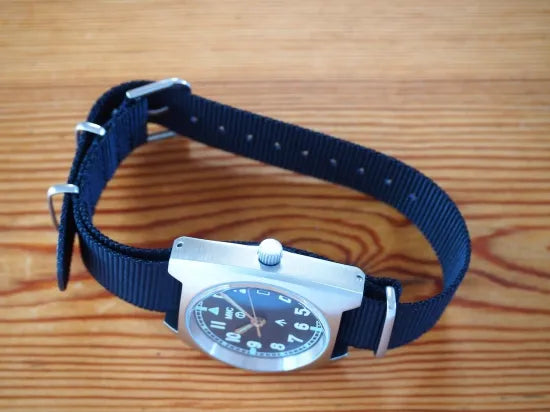 MWC W10 1970's Pattern 24 Jewel Automatic Military Watch with 100m Water Resistance - Ex Display Watch from the IWA Show Half Price