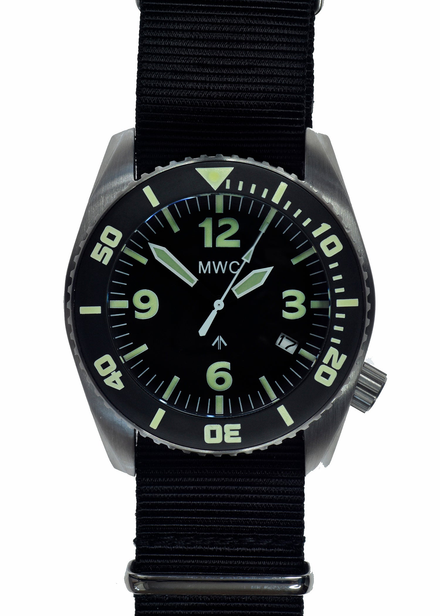 MWC "Depthmaster" 100atm / 3,280ft / 1000m Water Resistant Military Divers Watch in Stainless Steel Case with Helium Valve (Quartz) - Brand New Ex Display Watch from an Italian Military & Security Show - Save over 50%!