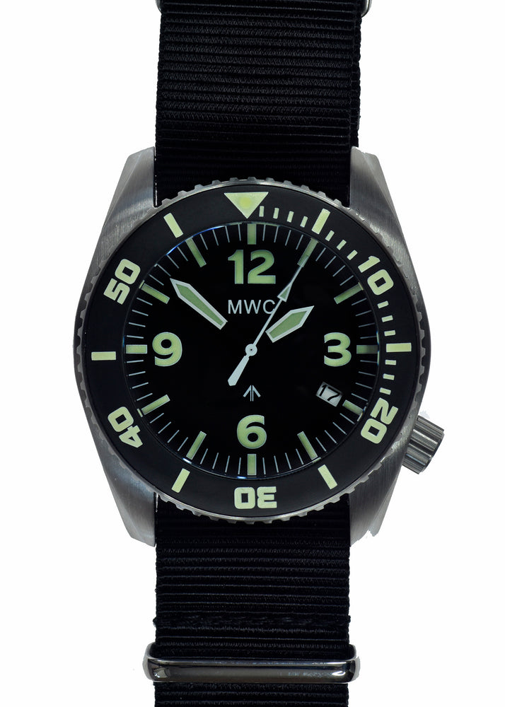 MWC "Depthmaster" 100atm / 3,280ft / 1000m Water Resistant Military Divers Watch in Stainless Steel Case with Helium Valve (Quartz) - Brand New Ex Display Watch from an Italian Military & Security Show - Save over 50%!