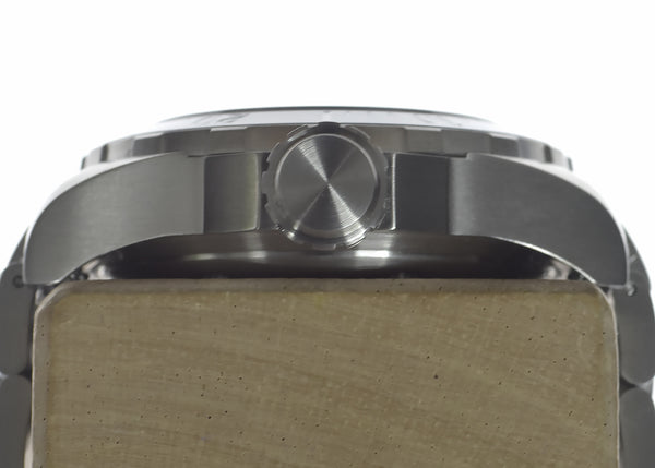 MWC 100atm / 3,280ft / 1000m Water Resistant Divers Watch in Stainless Steel Case with Helium Valve on a Matching Bracelet / 100% Swiss Made with a Sellita SW200 26 Jewel Automatic Movement