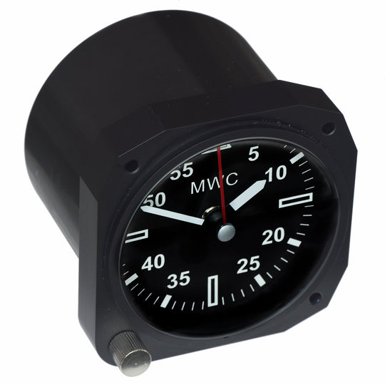 Limited Edition Replica Cockpit / Desk Clock in Matt Black Finish