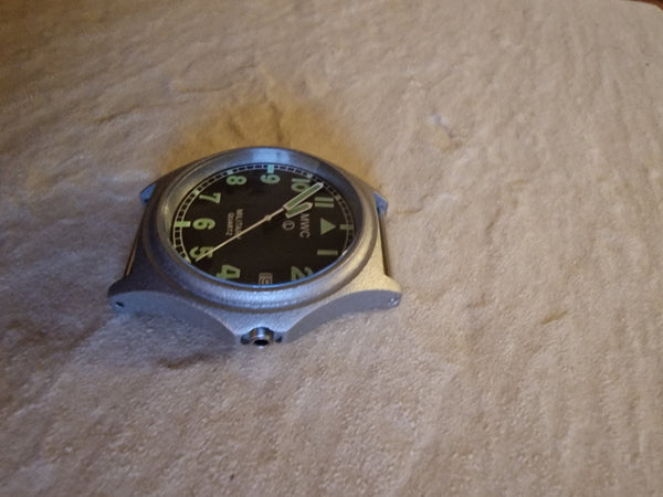 MWC G10 100m Water resistant Military Watch in Stainless Steel Case (Looks Very New but Crown Missing)