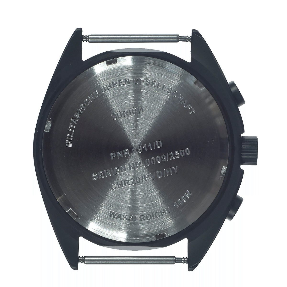MWC Mechanical/Quartz Hybrid NATO Pattern Military Pilots Chronograph ...