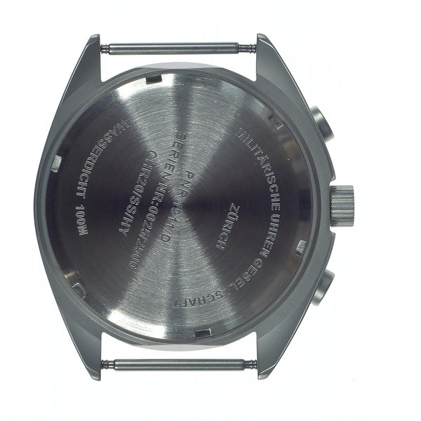 MWC NATO Pattern Stainless Steel Hybrid Military Pilots Chronograph with Sapphire Crystal