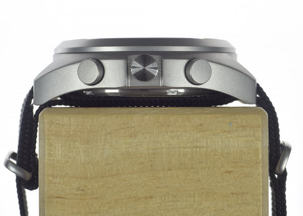 MWC NATO Pattern Stainless Steel Hybrid Military Pilots Chronograph with Sapphire Crystal