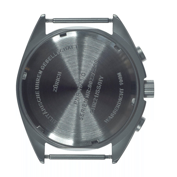 MWC NATO Pattern Stainless Steel Hybrid Military Pilots Chronograph with Sapphire Crystal -  1 of 2 Ex Display Watches From the 2023 IWA Show in Nürnberg, Germany