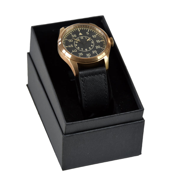 MWC Classic 46mm Limited Edition Bronze XL Luftwaffe Pattern Military Aviators Watch with Sapphire Crystal (Retro Dial Version) Ex Display Watch from the German IWA Fair Reduced