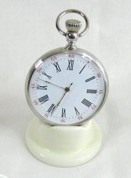 Cream Porcelain / Ceramic Pocket Watch Table/Desktop Stand