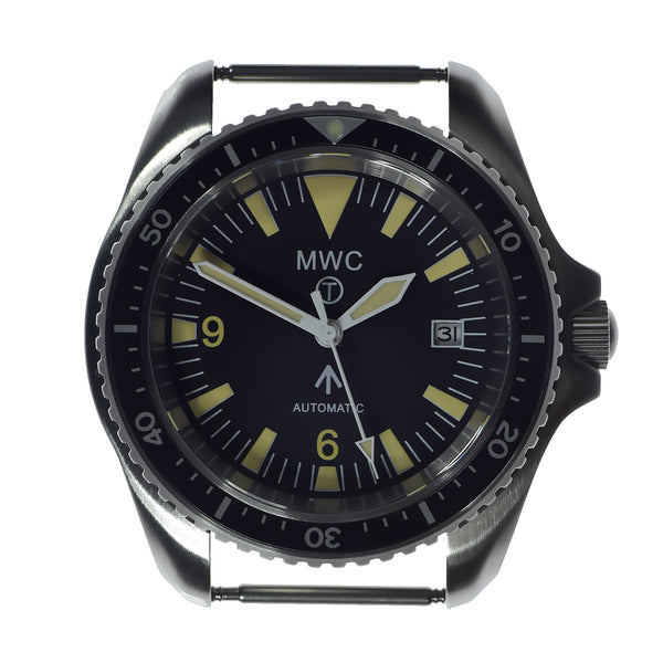 MWC 1999-2001 Pattern Automatic Military Divers Watch  - Retro Luminous Paint, Sapphire Crystal, 60 Hour Power Reserve