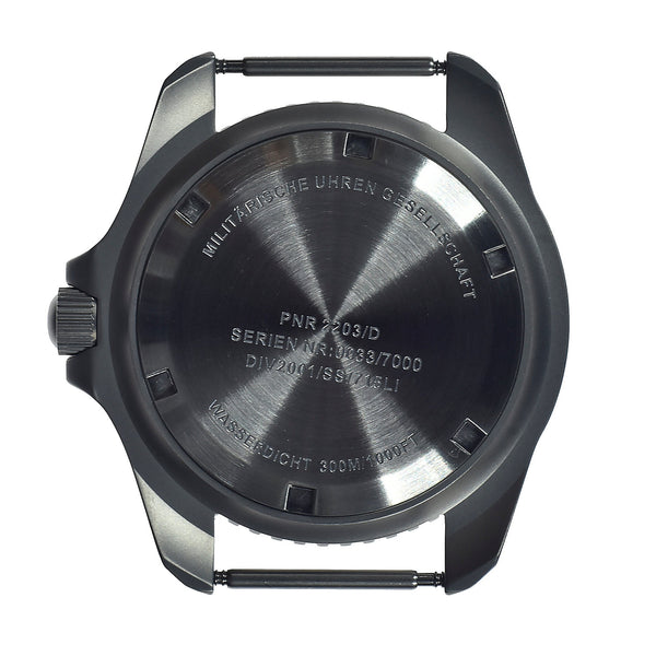 MWC 1999-2001 Pattern Automatic Military Divers Watch  - Retro Luminous Paint, Sapphire Crystal, 60 Hour Power Reserve - EX DISPLAY MODELS LOCATED IN THE EU
