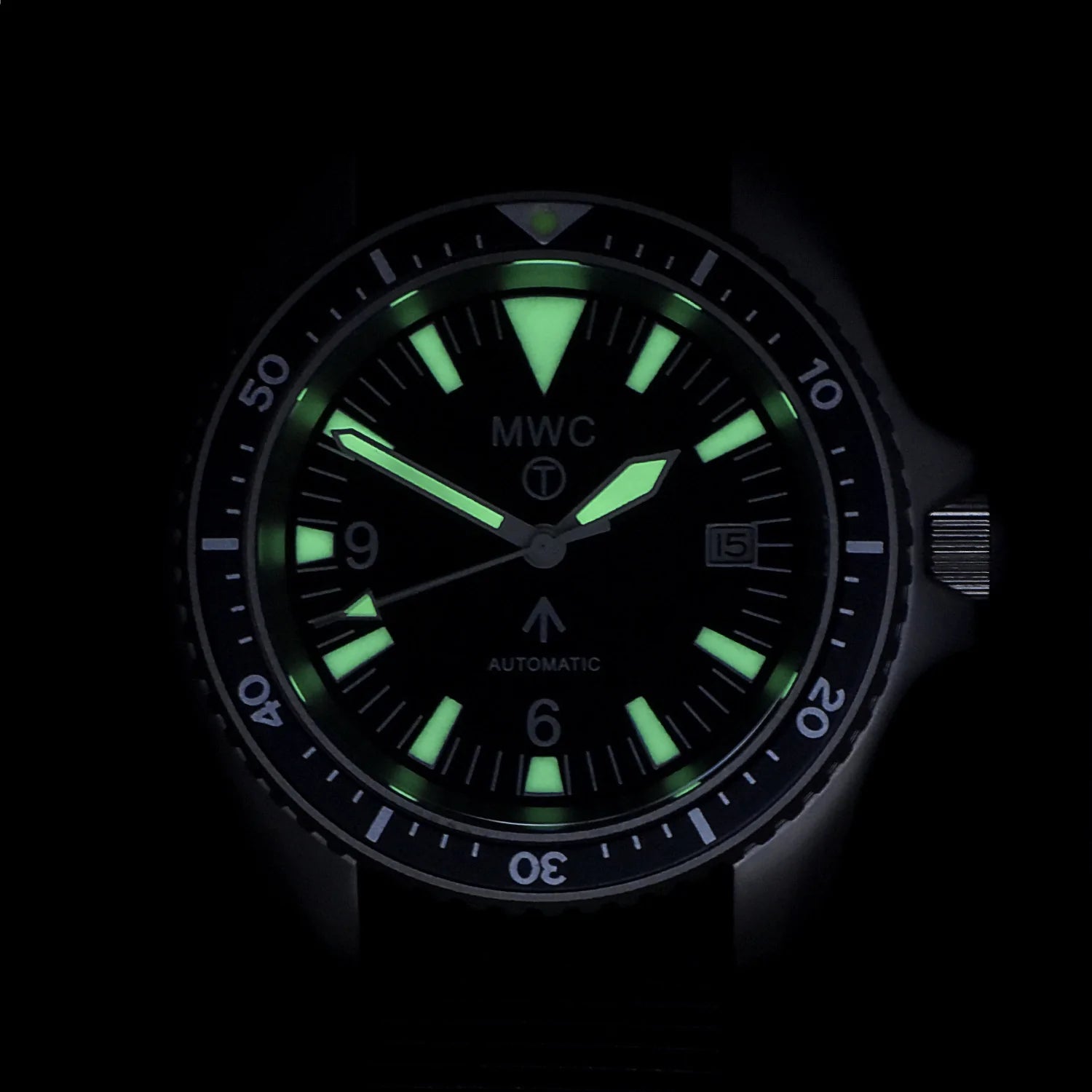 Pattern 60 Aut MWC 1999-2001 Pattern Black PVD Automatic Military Divers Watch - Sapp ...