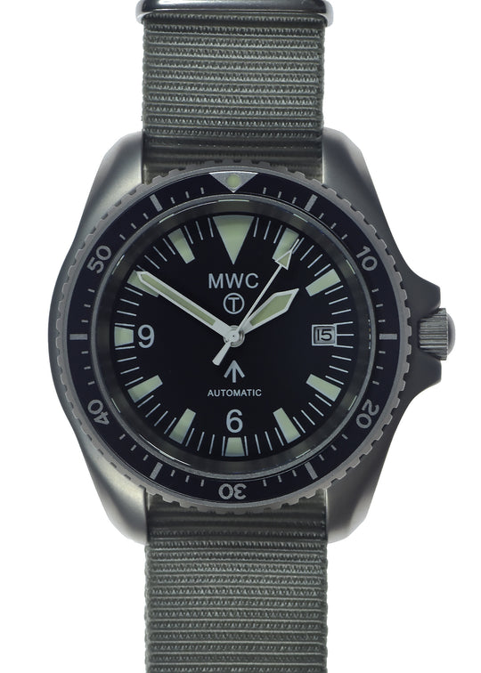 MWC 1999-2001 Pattern Automatic Military Divers Watch with Sapphire Crystal and 60 Hour Power Reserve - Brand New But Probably Needs Regulating