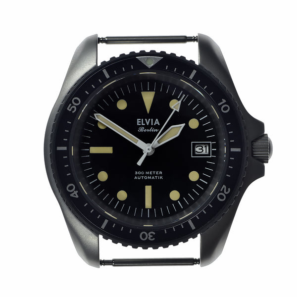 ELVIA Automatic Military Divers Watch with Sapphire Crystal and 24 Jewel Automatic Movement