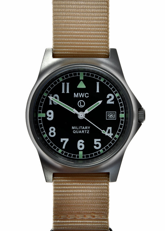 MWC G10 LM Stainless Steel Military Watch (Desert Strap)