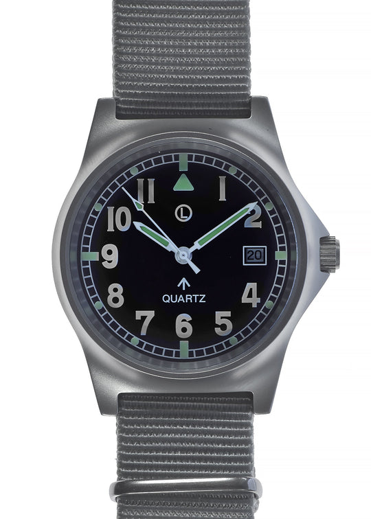 MWC G10 LM Stainless Steel Military Watch on a Grey NATO Strap (Sterile Dial) - 2 Ex Display Watches from a Trade Show