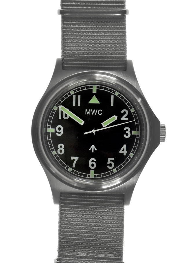 MWC 100m G10 Water Resistant General Service Watch, Sweep Second Hand  Hybrid Mechanical/Quartz Movement Surplus but Brand New Reduced to Half 