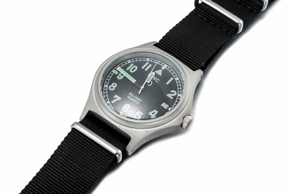 MWC G10 50m (165ft) Water Resistant NATO Pattern Military Watch with Battery Hatch and 60 Month Battery Life