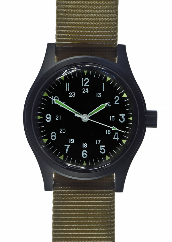 MWC PVD LTD Edition GG-W-113 Vietnam Watch (24 Jewel Automatic)