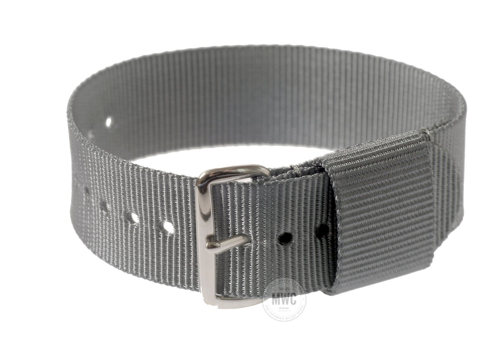 20mm US Pattern Grey Military Watch Strap