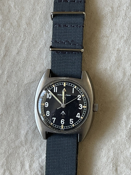 Hamilton W10 1975 Mechanical Military Watch - Runs Fine and Very Sound Original Condition